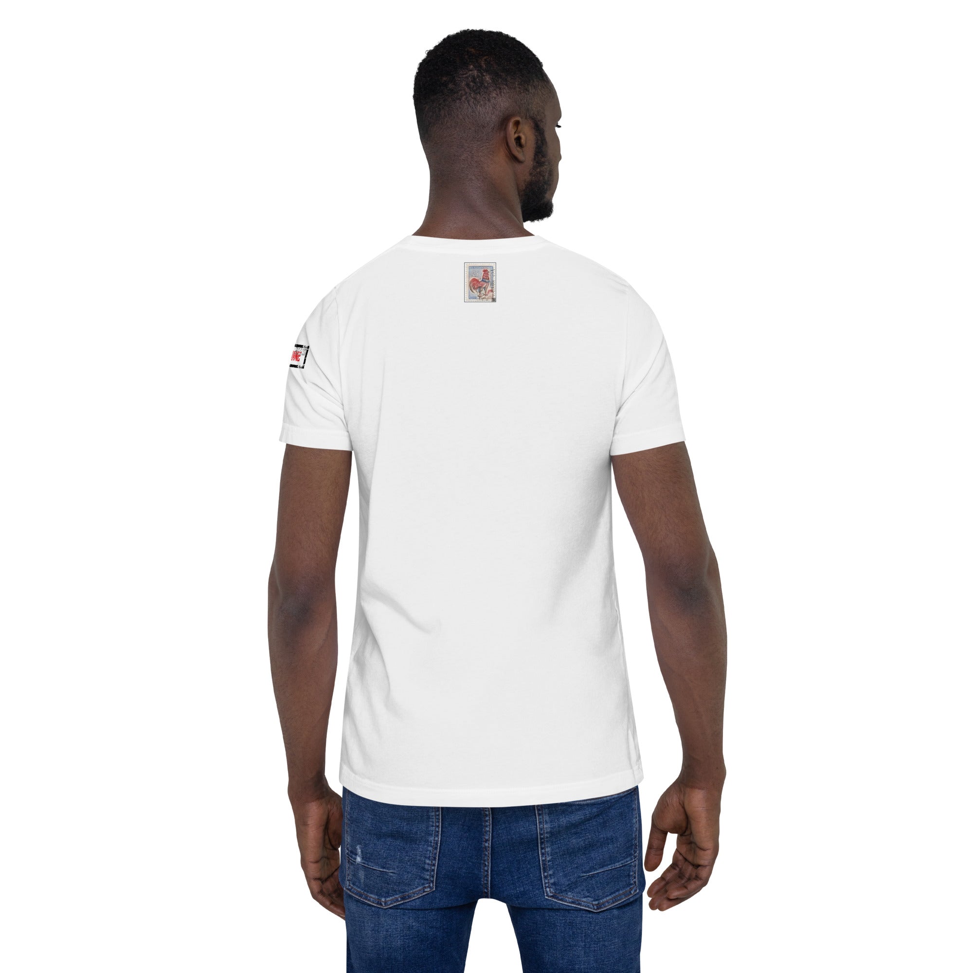 French COQ DECARIS 25c 1960s Stamp Tshirt
