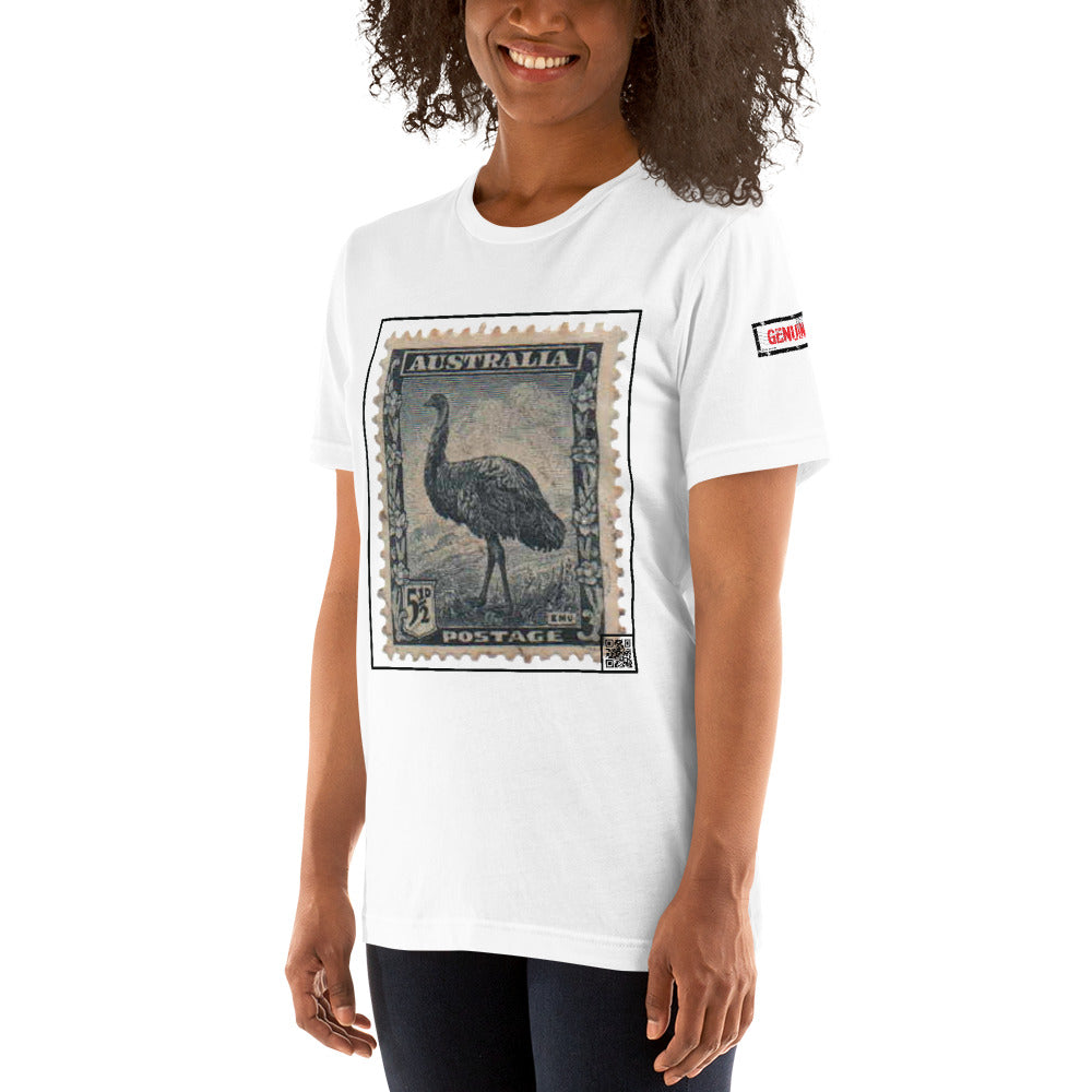 Australian Emu 1940s Stamp T-Shirt