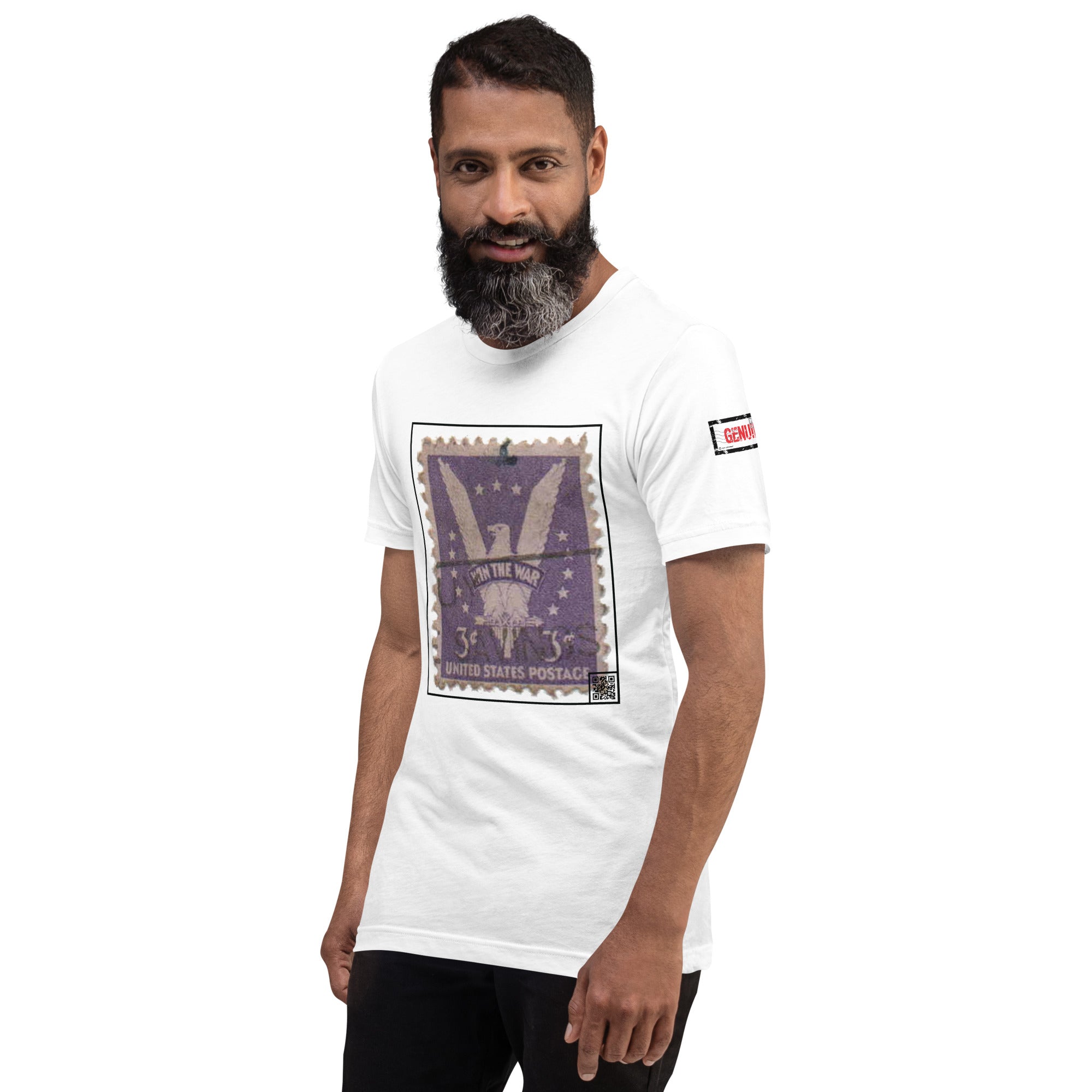 USA Win The War 1940s Stamp T-shirt